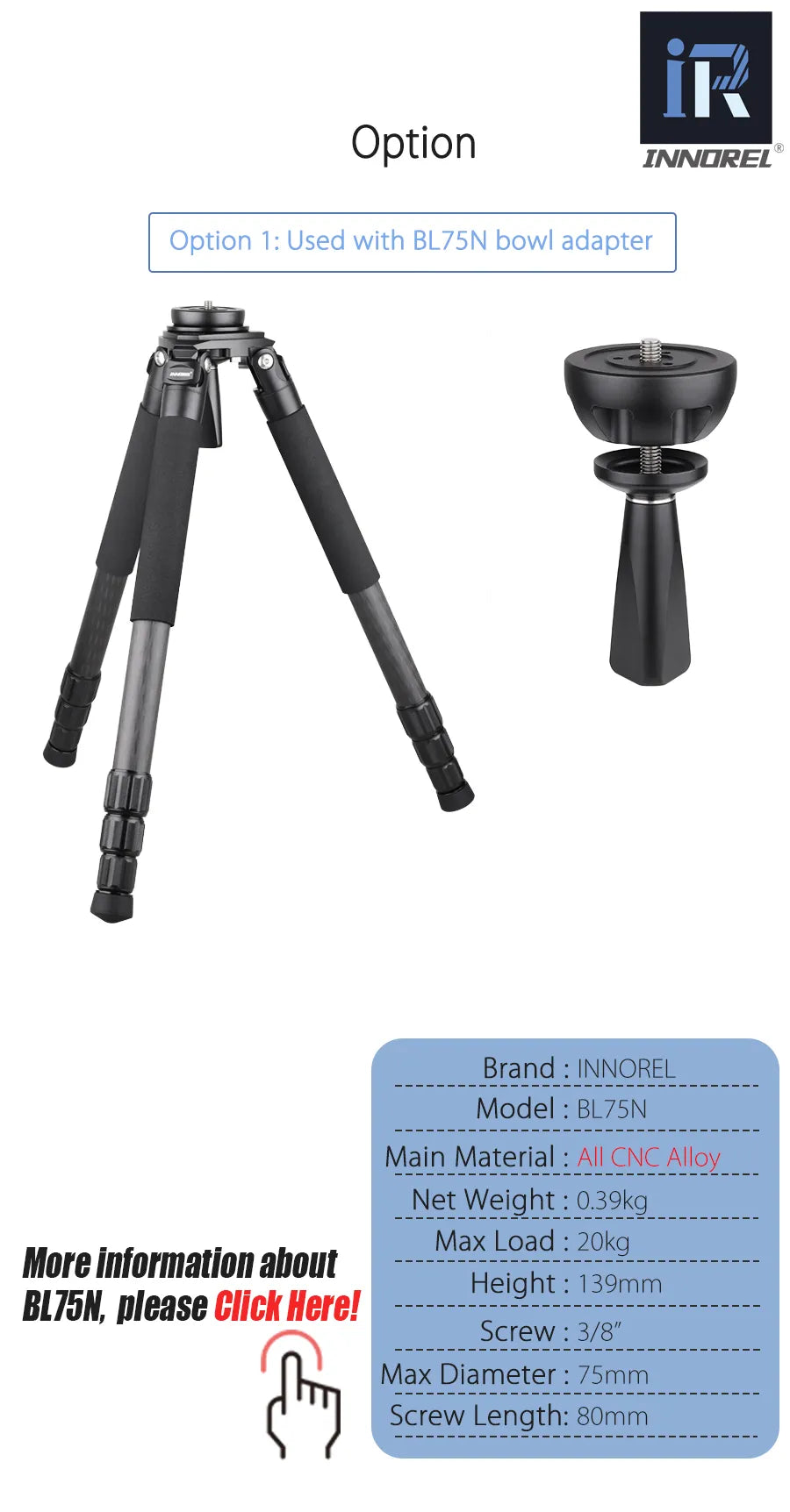 LT364C Luxury 10 Layers Carbon Fiber Tripod for Camera