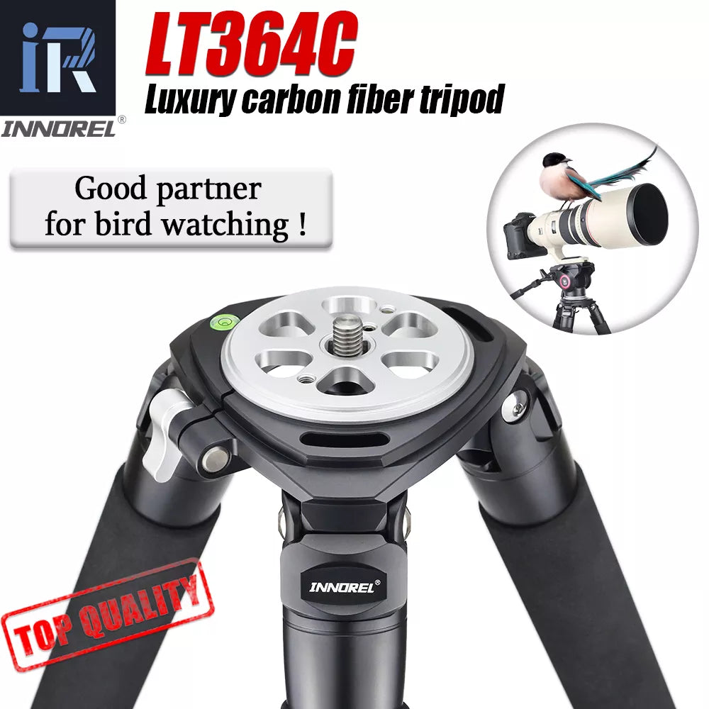 LT364C Luxury 10 Layers Carbon Fiber Tripod for Camera