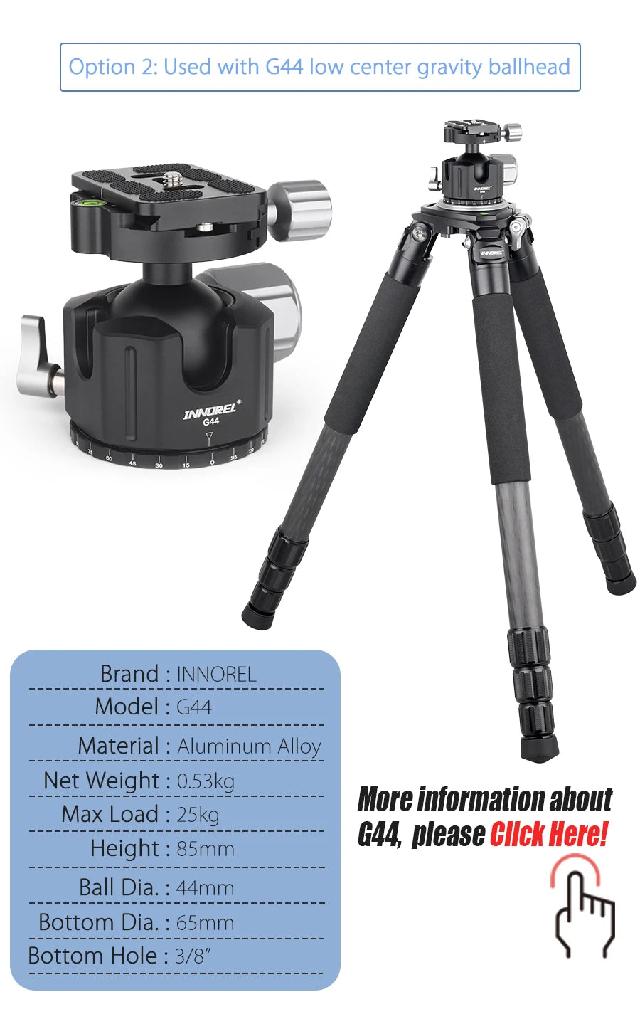 LT364C Luxury 10 Layers Carbon Fiber Tripod for Camera