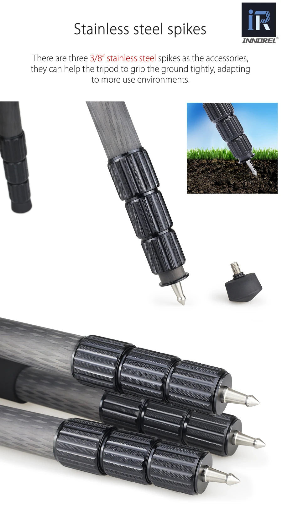 LT364C Luxury 10 Layers Carbon Fiber Tripod for Camera