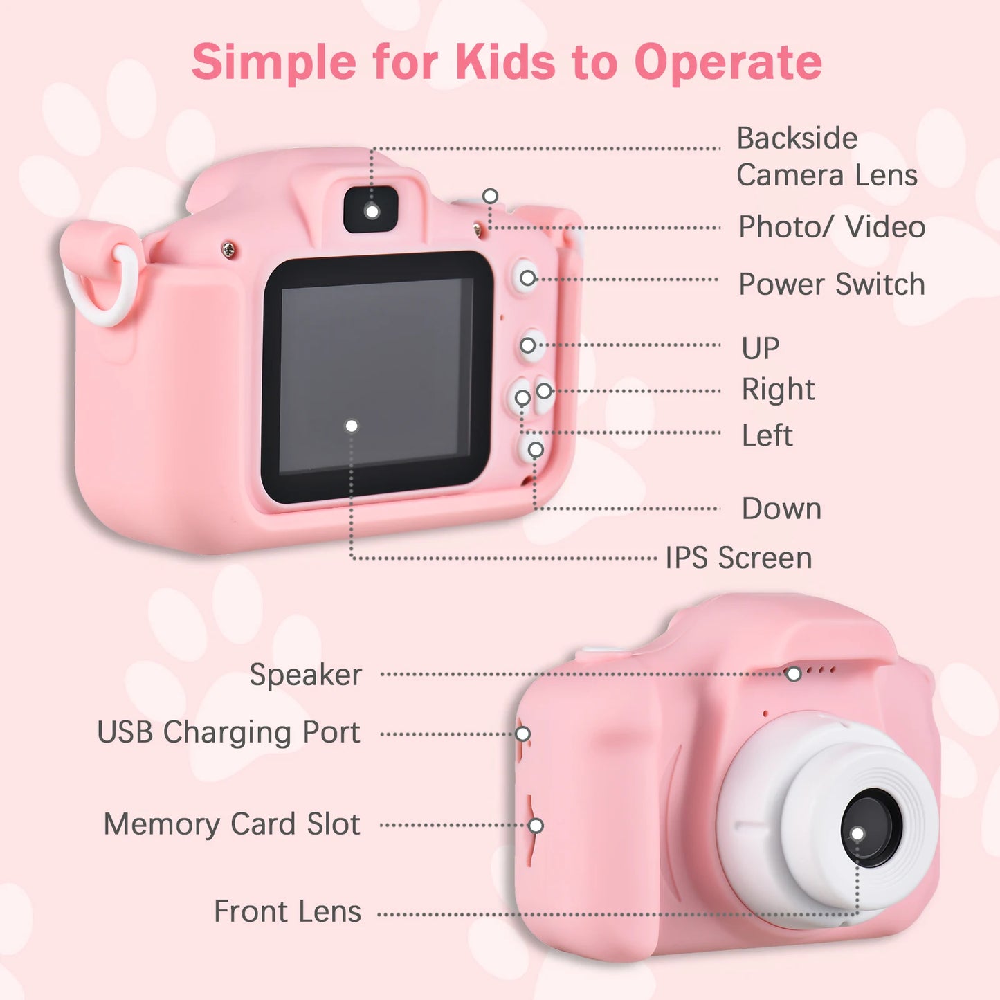 Mini Digital Camera For Kids
