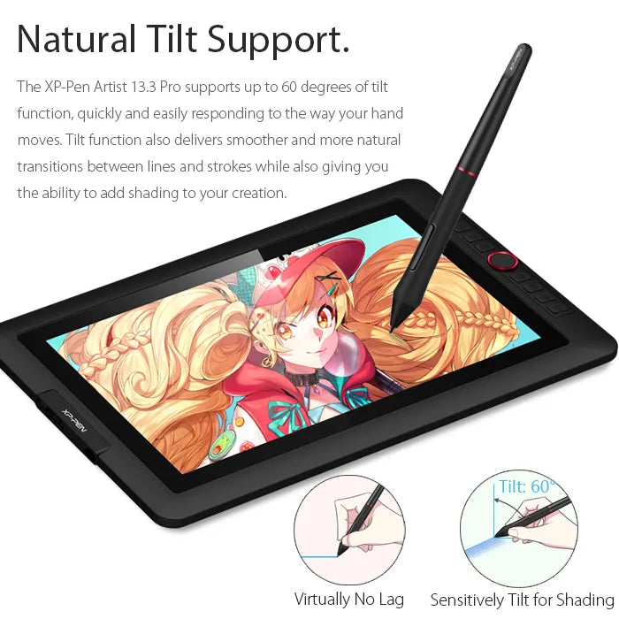 XPPen Artist 13.3 Pro Graphics Tablet Drawing Monitor