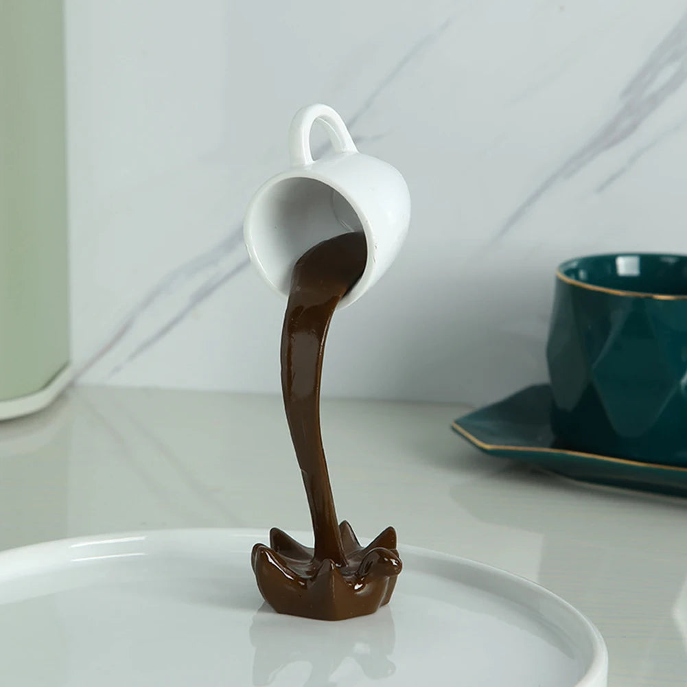 Floating Coffee Cup Sculpture