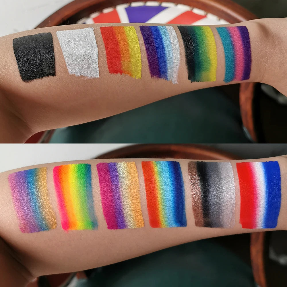 Rainbow Face Paint