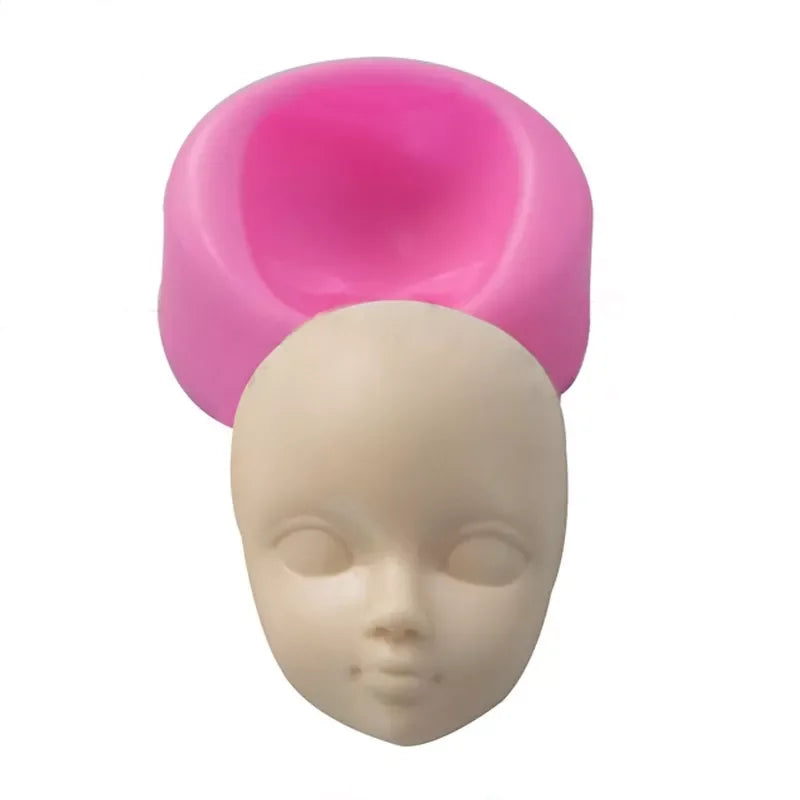 Silicone Baby Face Mold