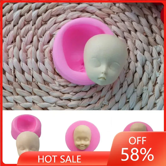 Silicone Baby Face Mold