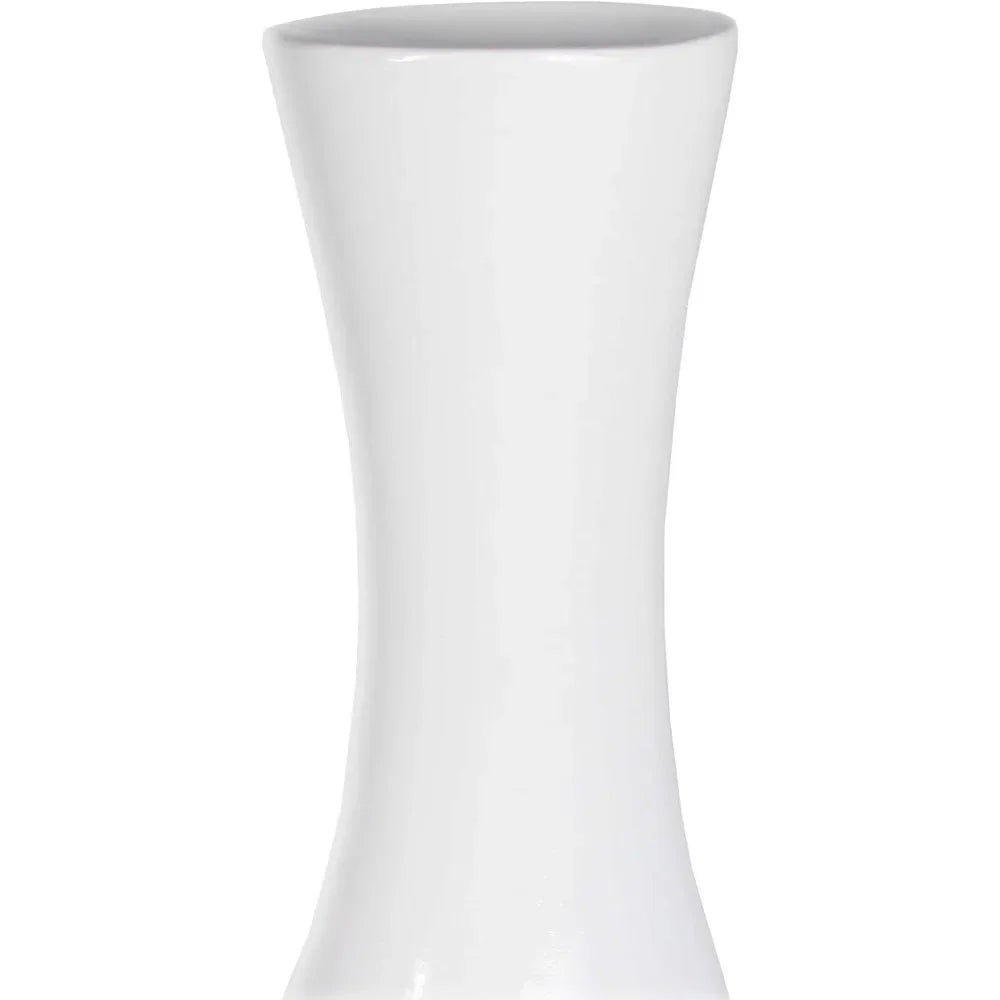 Modern Black and White Floor Vase