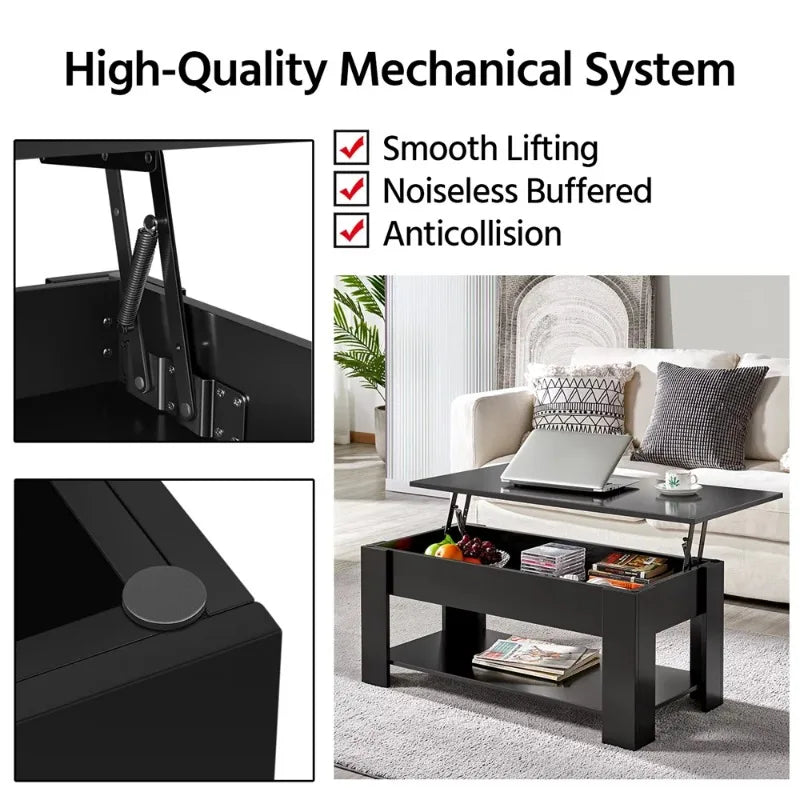 Wooden Lift Top Coffee Table