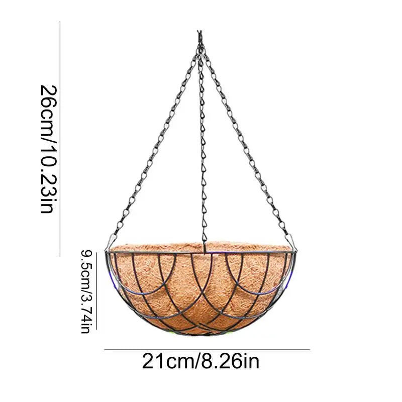 Hanging Round Wire Plant Holder