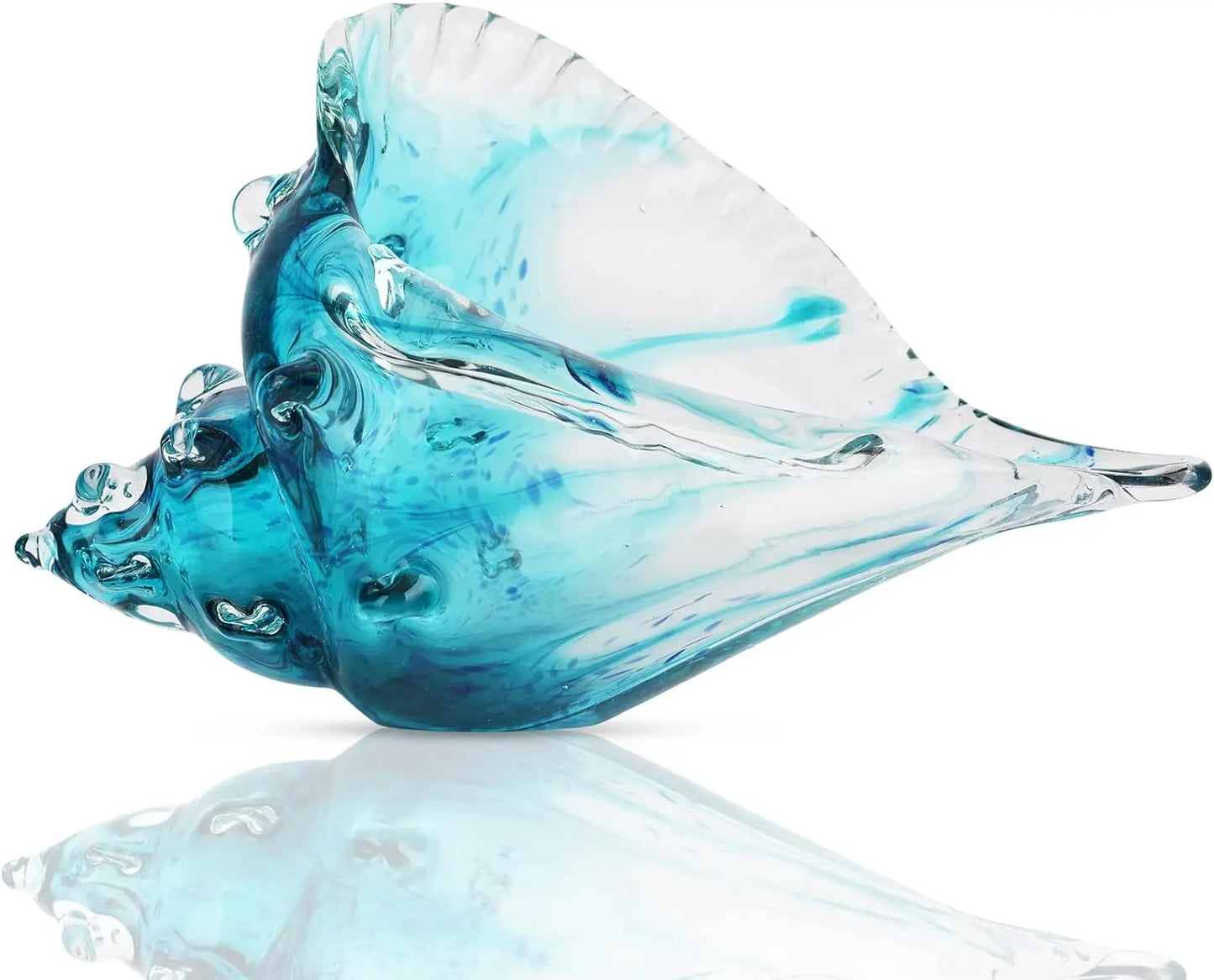 Hand-blown Glass Conch Shell