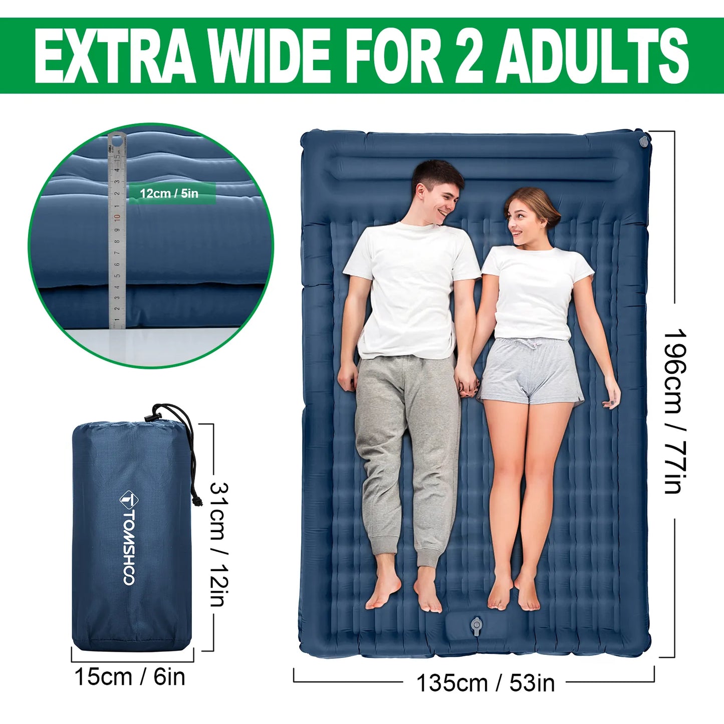 Inflatable Mattress w Built-in Pump