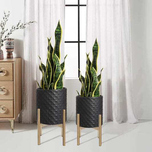 Modern Decorative Metal Planter Pots