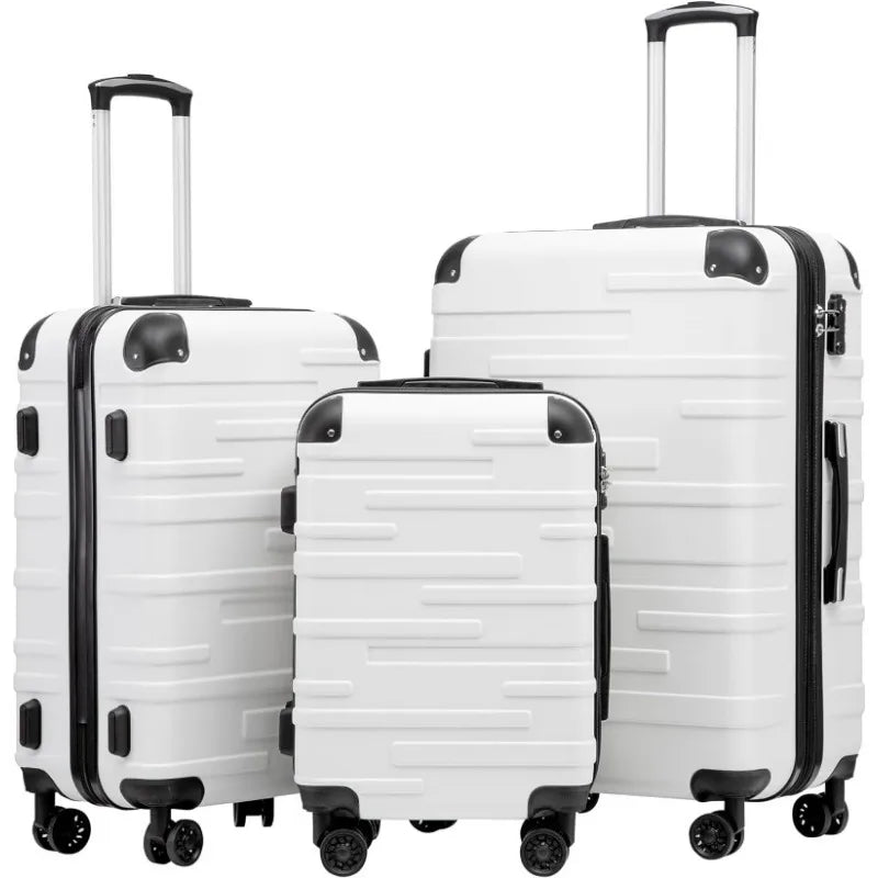 3 Piece Luggage Set with TSA Lock