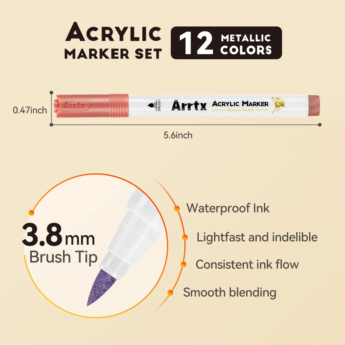 Metallic Acrylic Marker