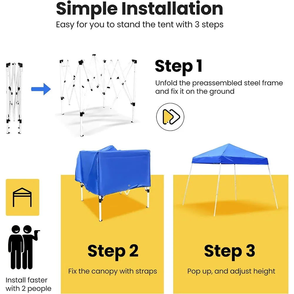 Slant Leg Outdoor Canopy