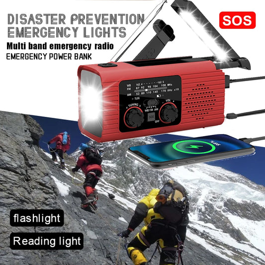 Emergency Solar/Hand Crank Radio