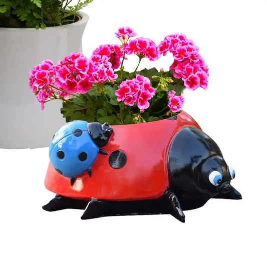 Ladybug Flower Pot