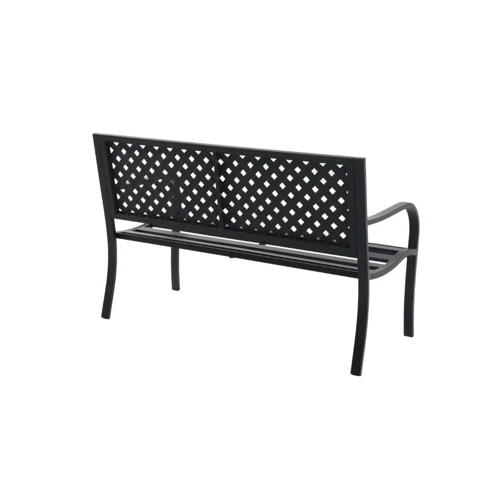 Steel Patio Bench