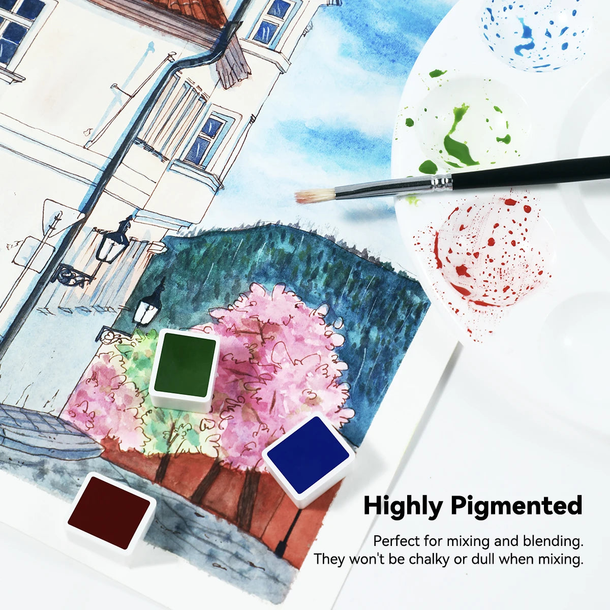 Professional Watercolor Paint Set