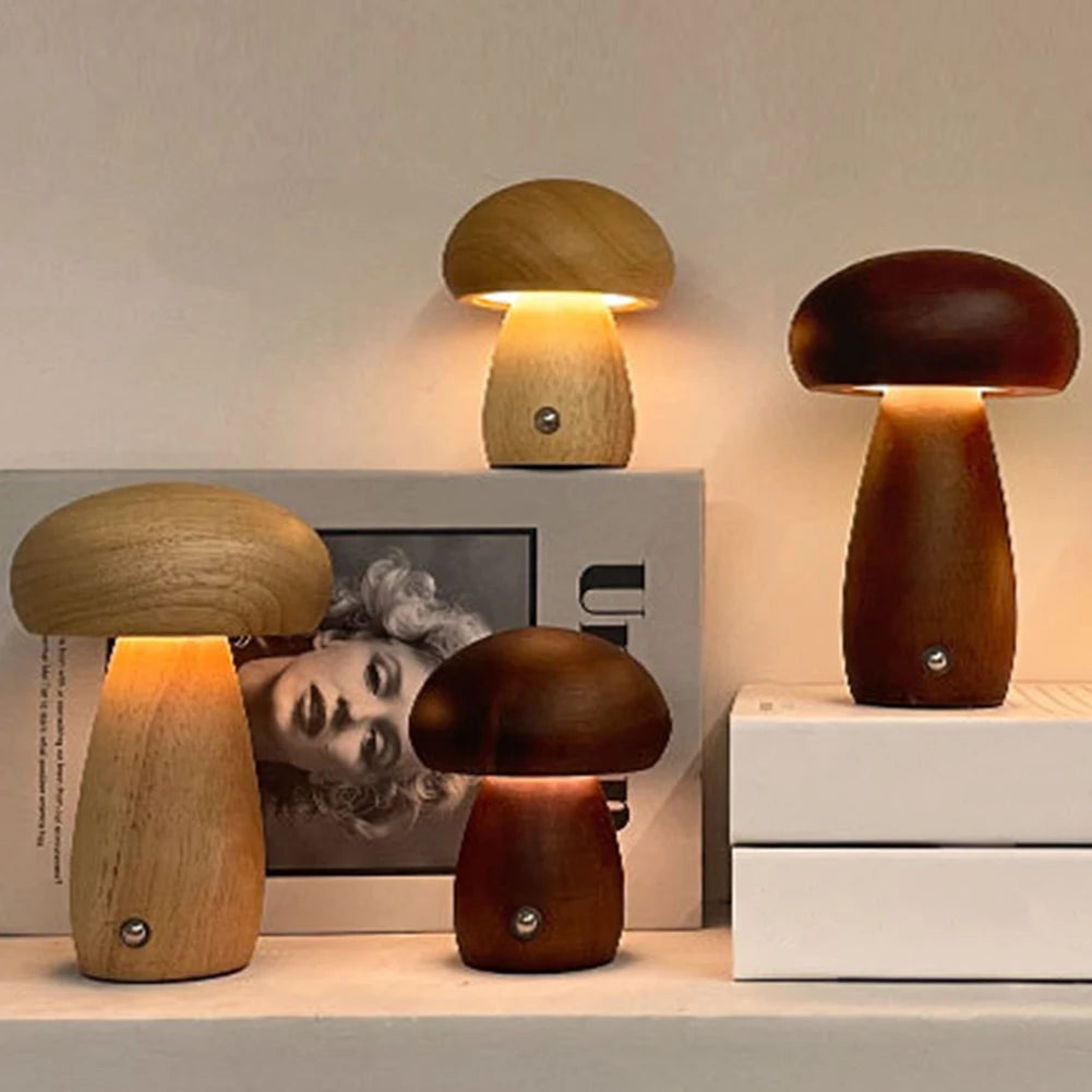 Cute Rechargeable Mushroom Light