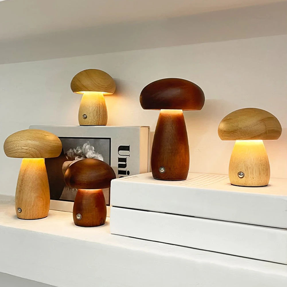 Cute Rechargeable Mushroom Light