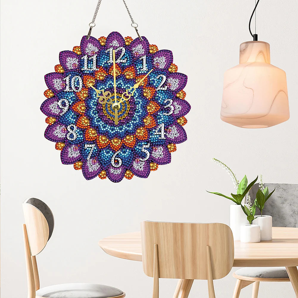 Diamond Mosaic Clock Art Kits