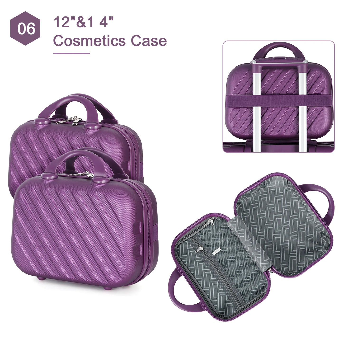 5Pcs Luggage Set With TSA Lock