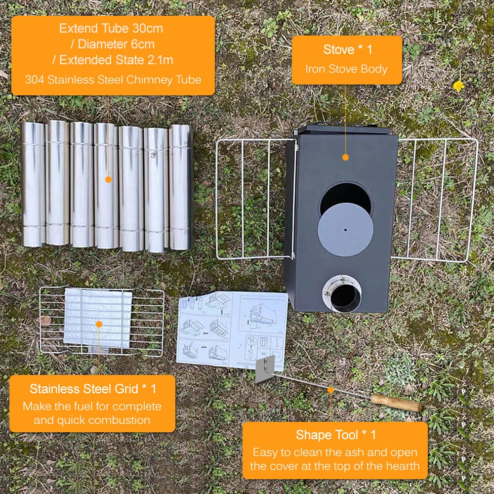 Portable Camping Wood Stove