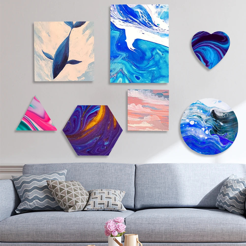 4PCS Stretched Canvas