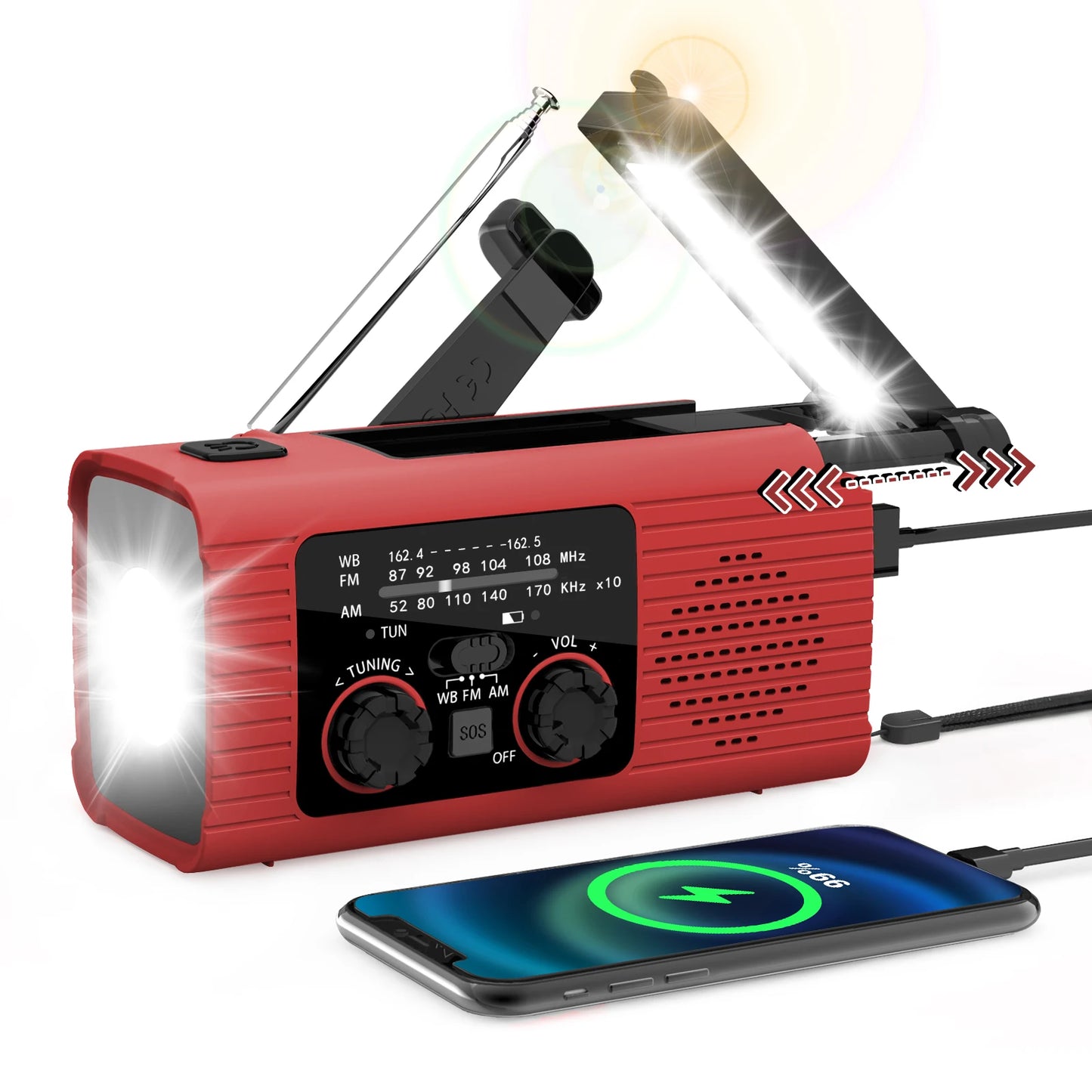 Emergency Solar/Hand Crank Radio