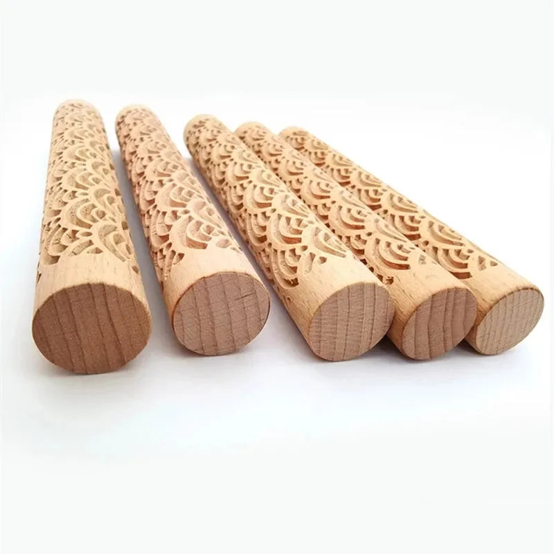 Wood Roller Pottery Tool