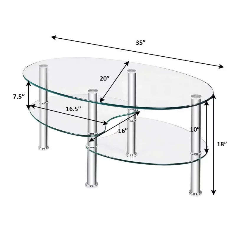 Tempered Glass Coffee Table