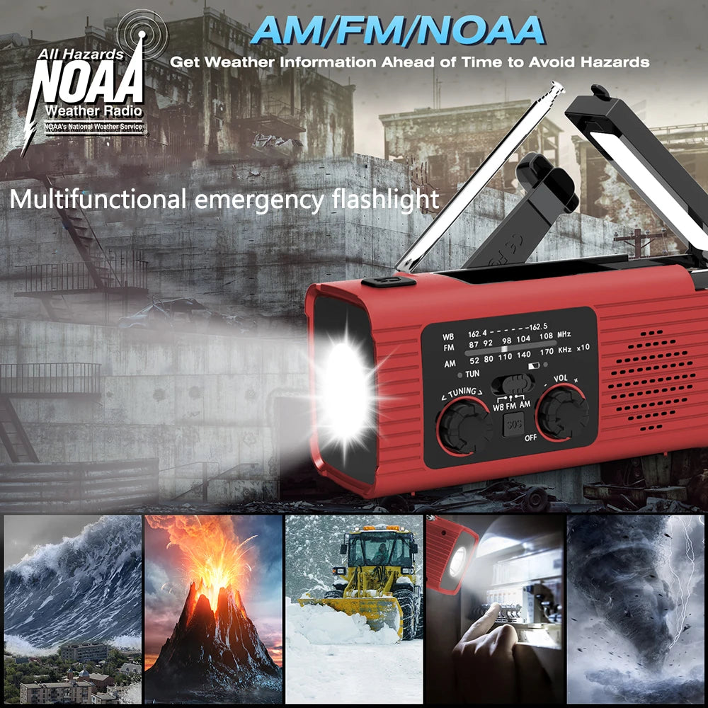 Emergency Solar/Hand Crank Radio