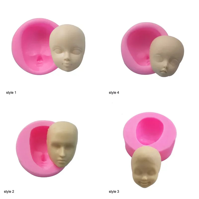 Silicone Baby Face Mold