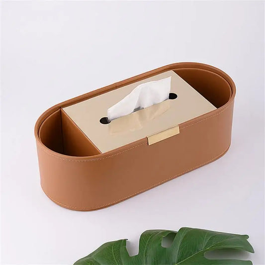 Leather Tissue Holder