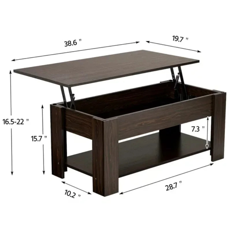 Wooden Lift Top Coffee Table