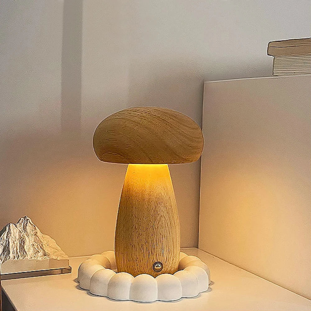 Cute Rechargeable Mushroom Light