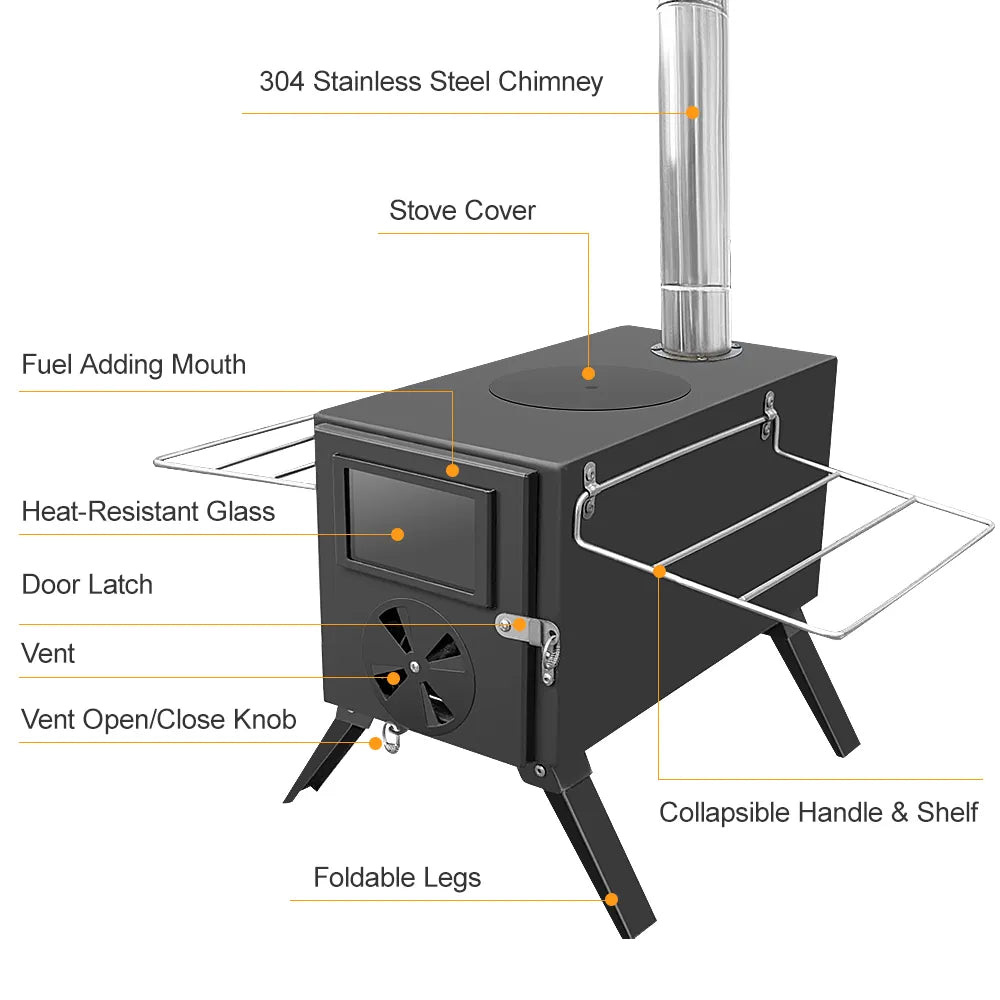 Portable Camping Wood Stove