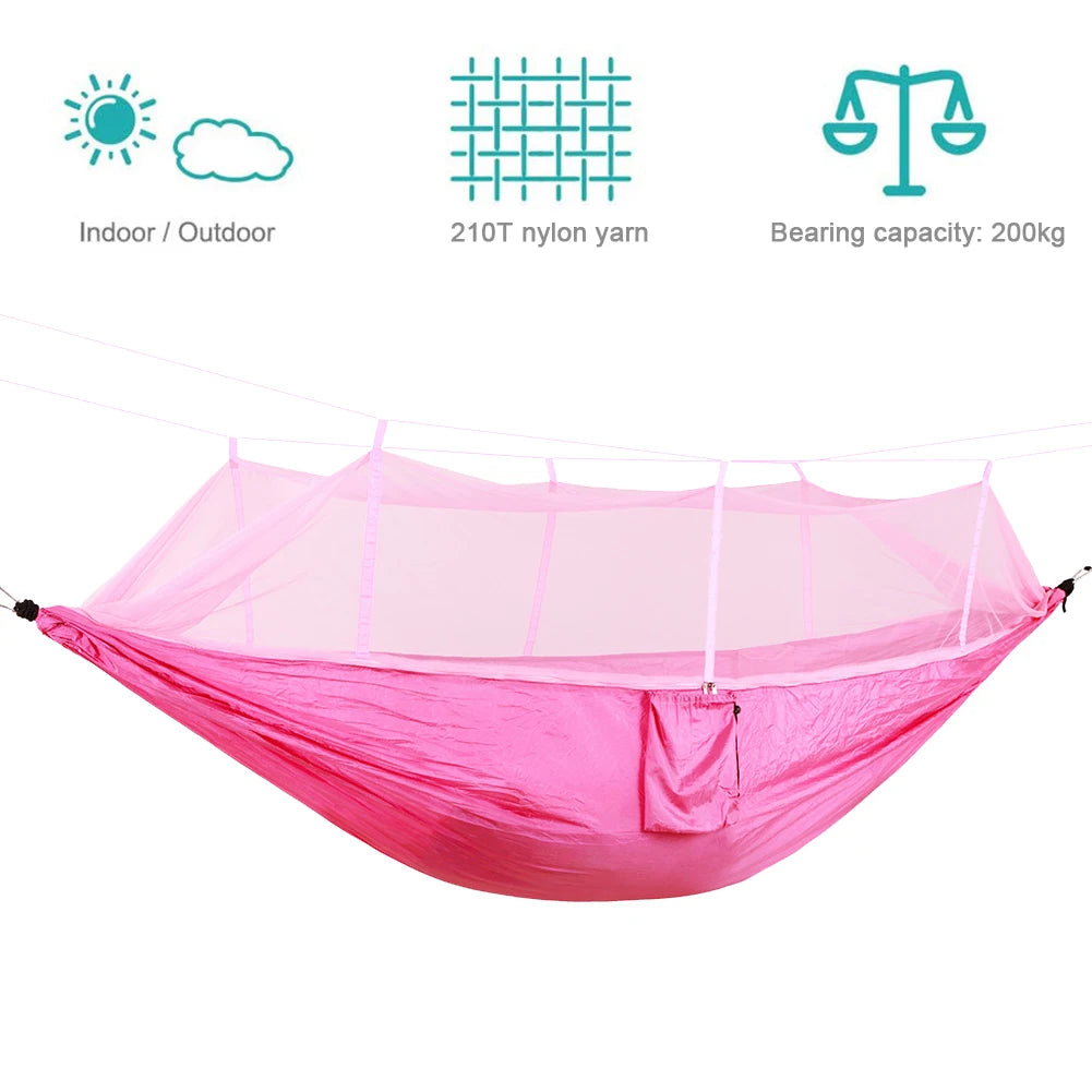 Lightweight Hammock with Mosquito Net