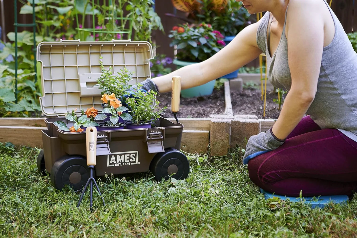 Lawn & Garden Storage Cart