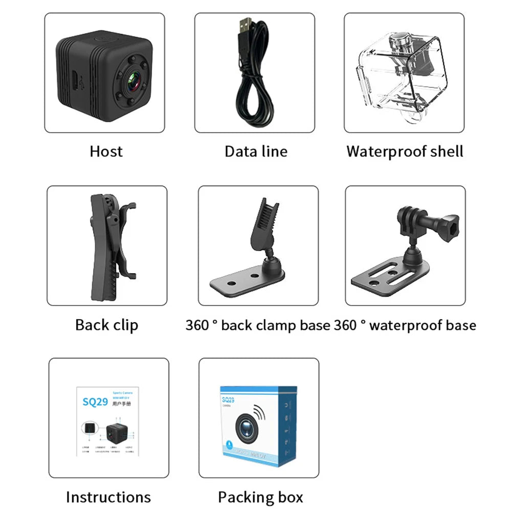 Smart Security Surveillance Micro Camera