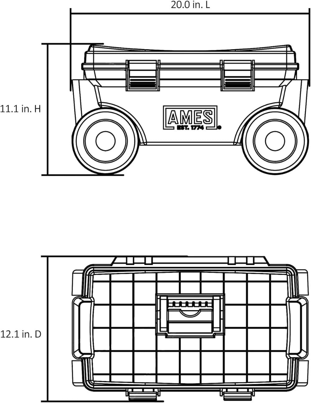 Lawn & Garden Storage Cart