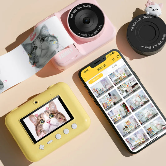 Instant Print Child Camera 3.0 Inch HD Screen