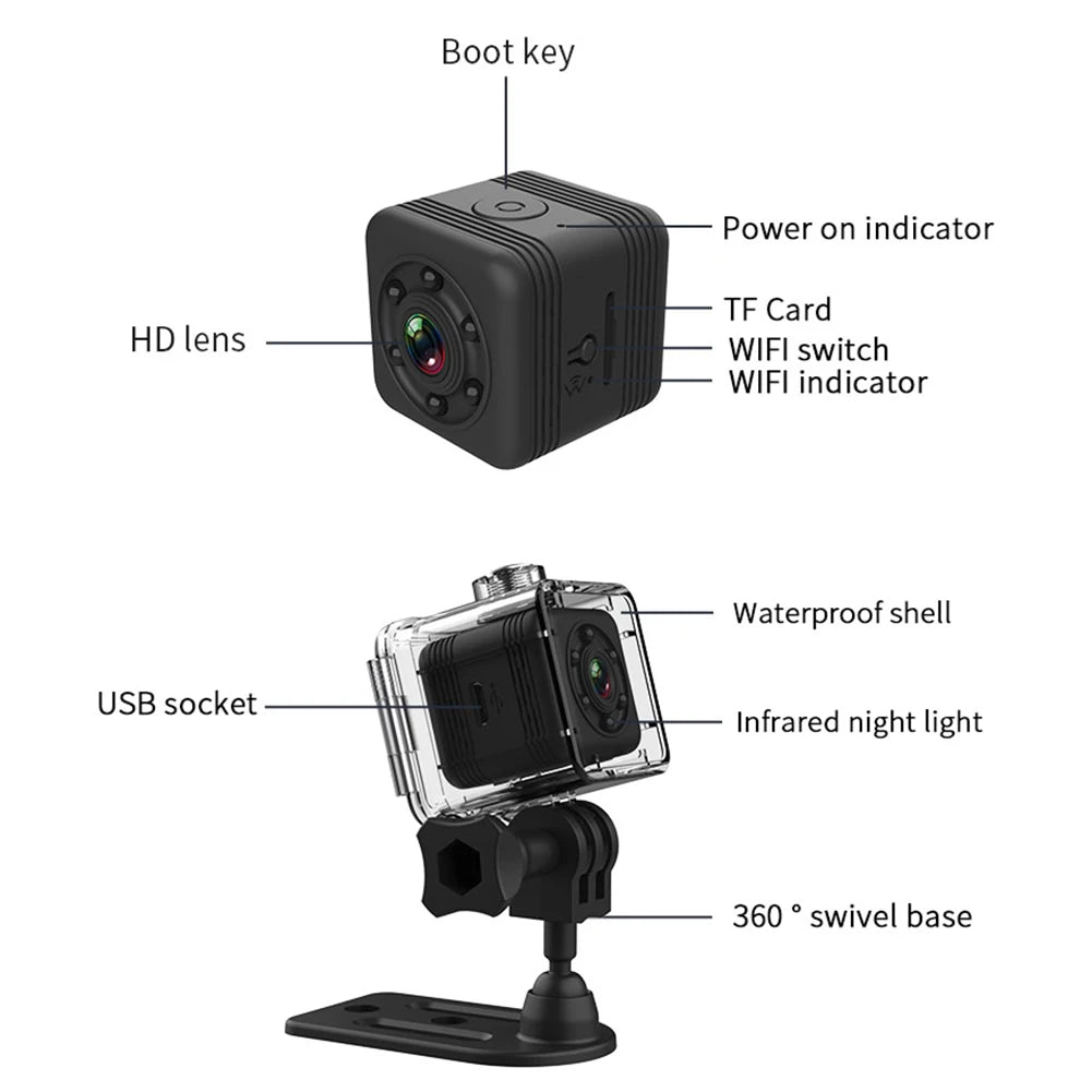 Smart Security Surveillance Micro Camera