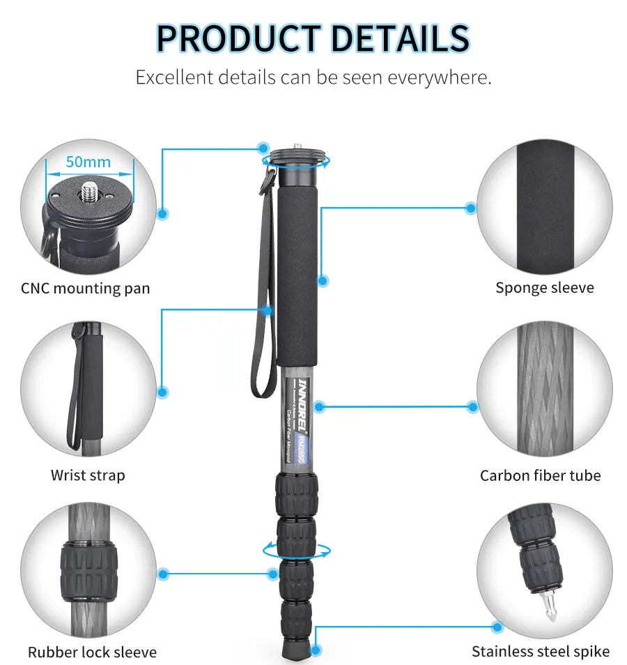 Professional Carbon Fiber Monopod