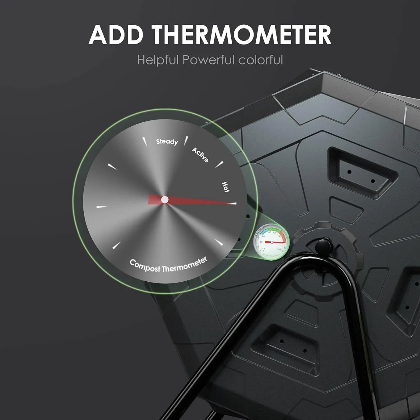 Large Compost Tumbler Bin